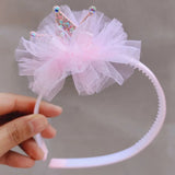 Princess Diamanté Crown Tulle Headband