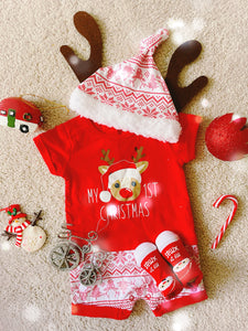 My First Christmas Reindeer Outfit