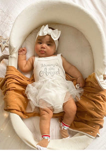 Mummy's Angel Tutu Romper