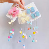 Glitter Tassel Butterfly Clips