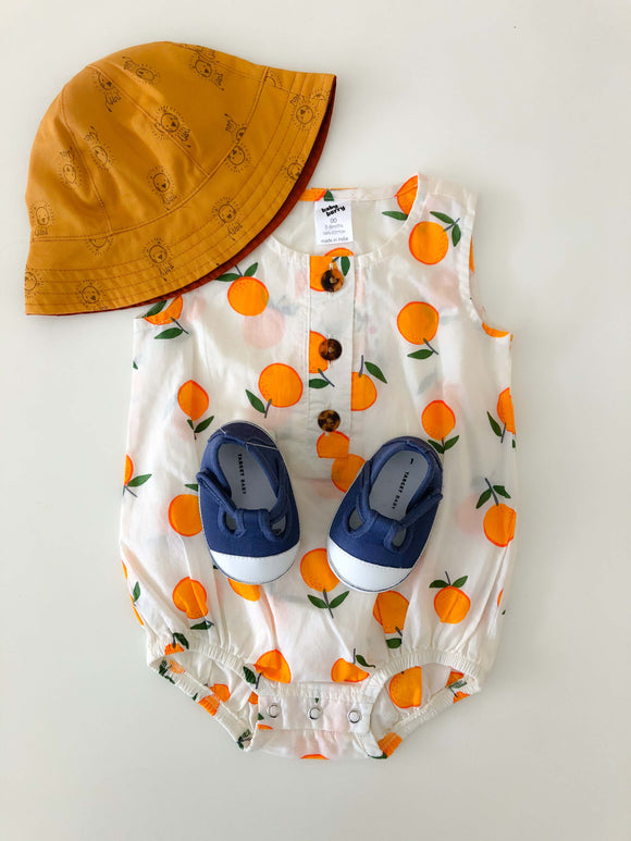 Baby Unisex Printed sunsuit