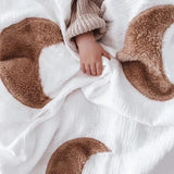 Bèbè Moon Plush Organic Muslin Blanket