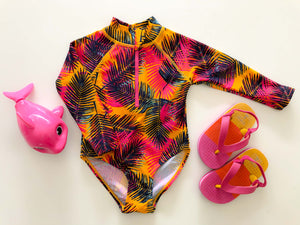 Tropical Long Sleeve Bathers