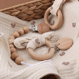 Three Piece Bamboo Bunny Teething Set